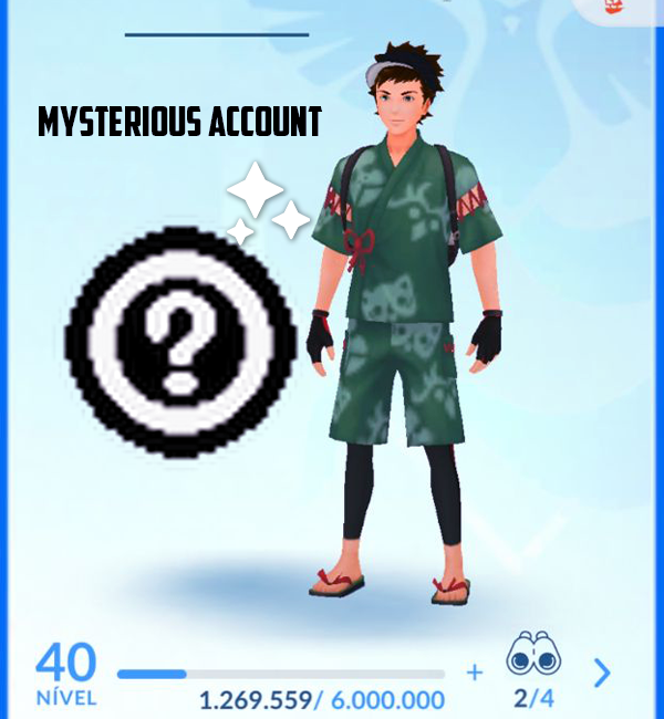 MYSTERIOUS ACCOUNT - LV 40 - 1 LENDARIO SHINY GARANTIDO