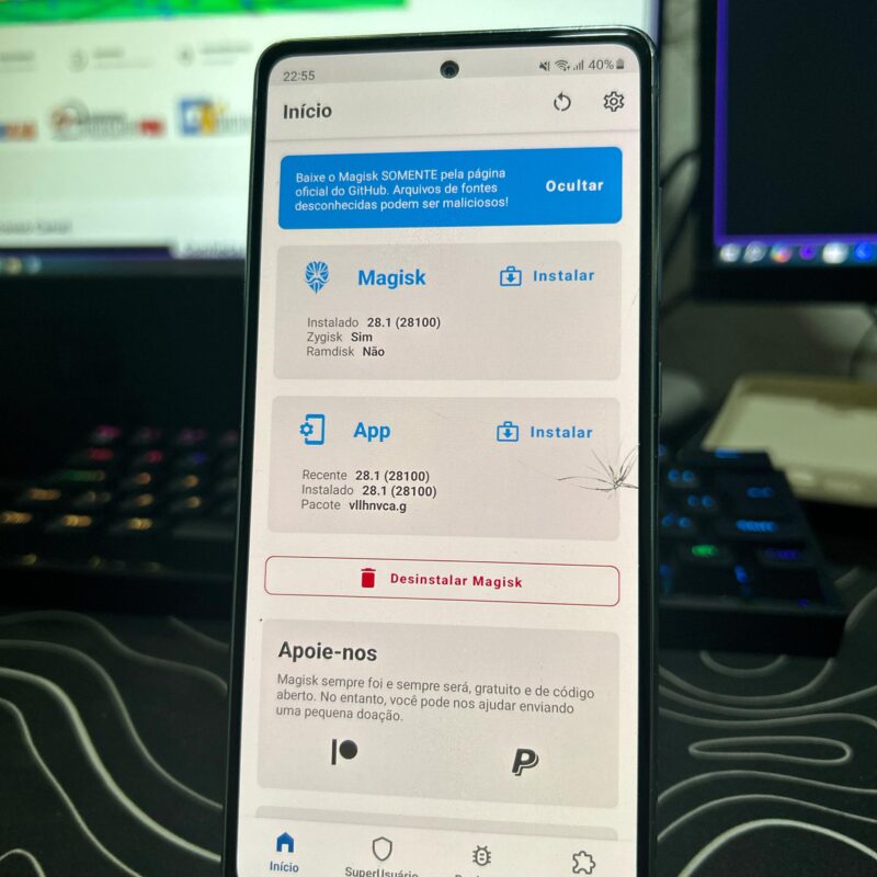 S20 FE - COM ROOT (Vendido)
