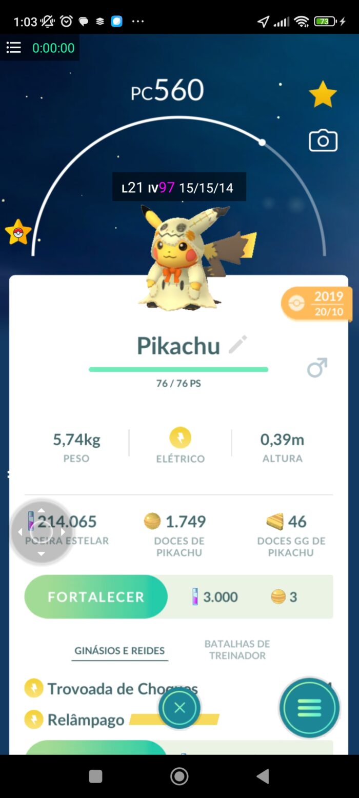 Pikachu de Halloween