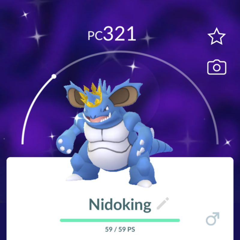 Nidoking de Coroa