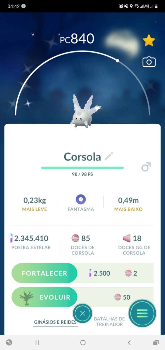 Corsola de Galar ( Shiny )