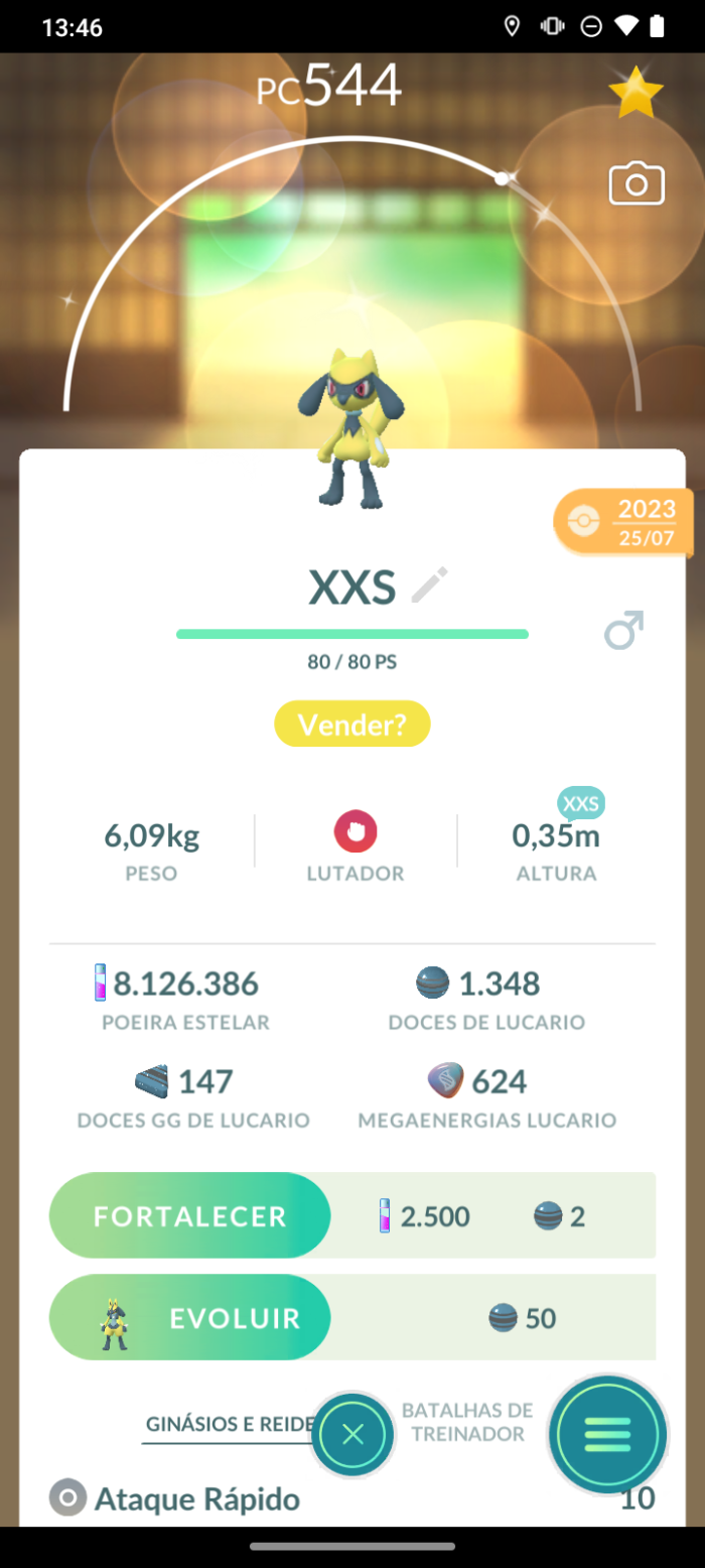 RIOLU SHINY XXS (PEQUENO)