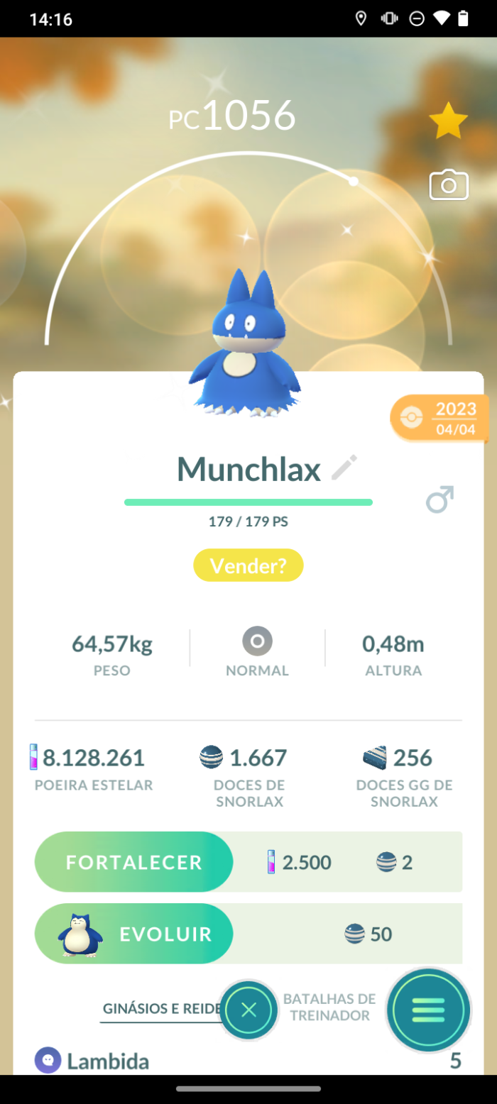 Munchlax Shiny