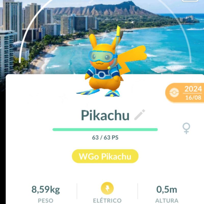 Pikachu Shiny e Fundo Mundial Go 2024