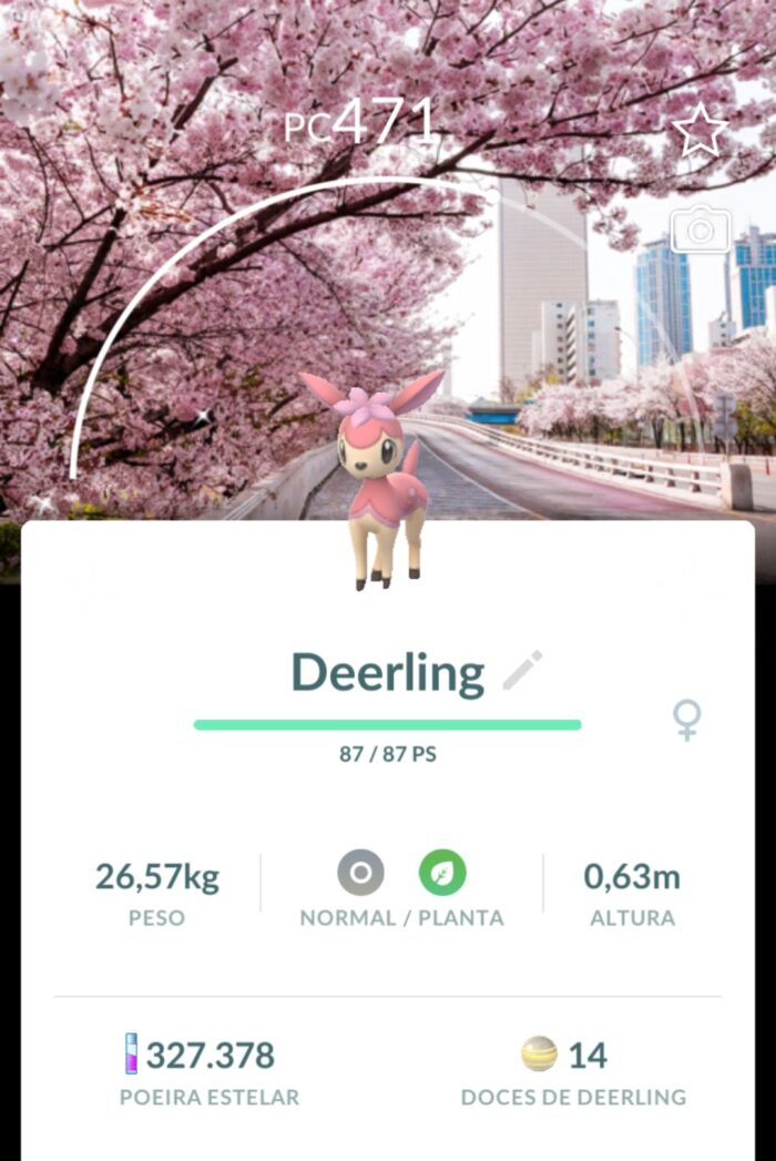 Deerling Fundo Sakura