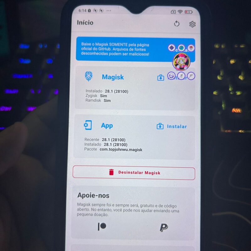 REDMI NOTE 8 PRO - COM ROOT (VENDIDO)