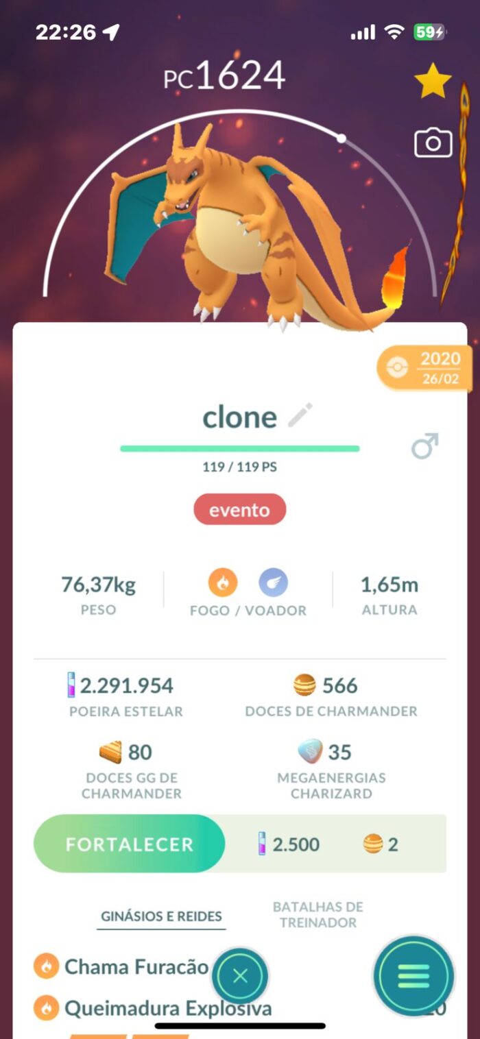 Charizard clone