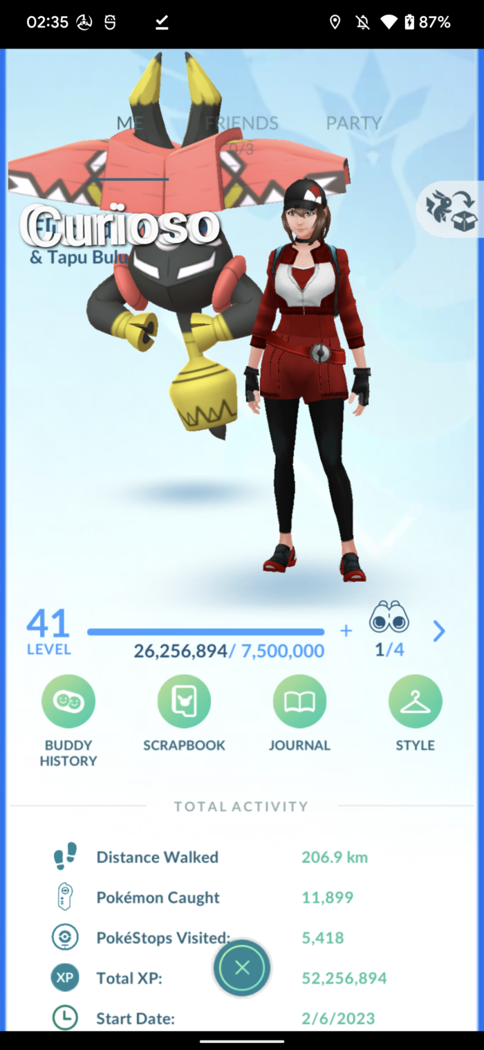 Conta Team Blue LvL 41