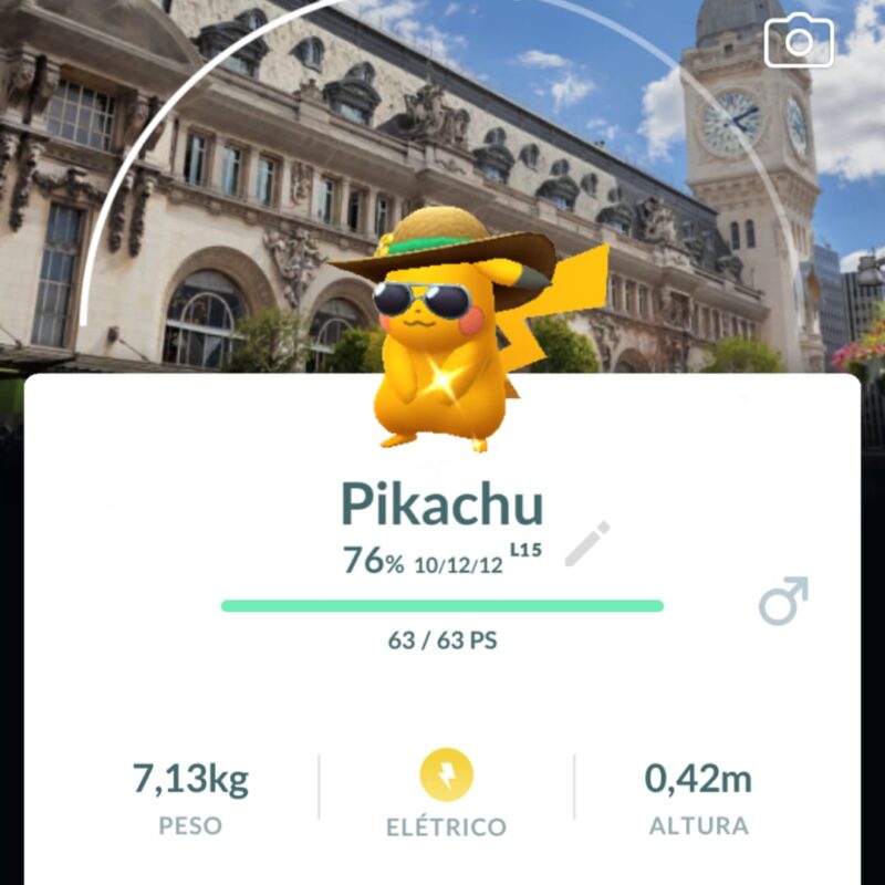 Pikachu Shiny Paris (Raro)