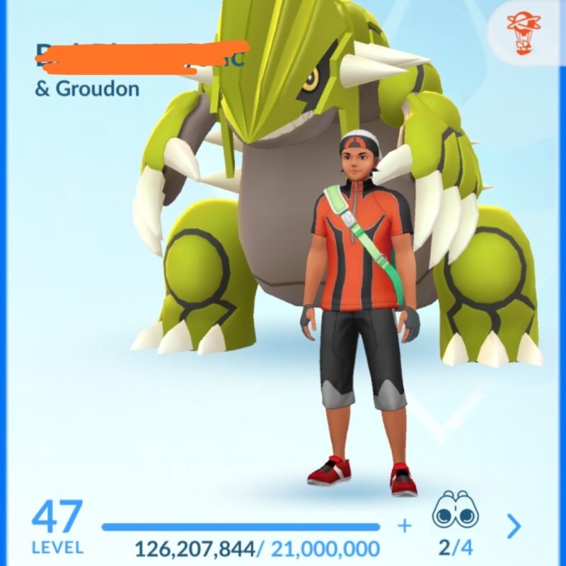 CONTA BLUE - NV47 - NV50 - GROUDON SHUNDO + 443 PASSES DE RAID