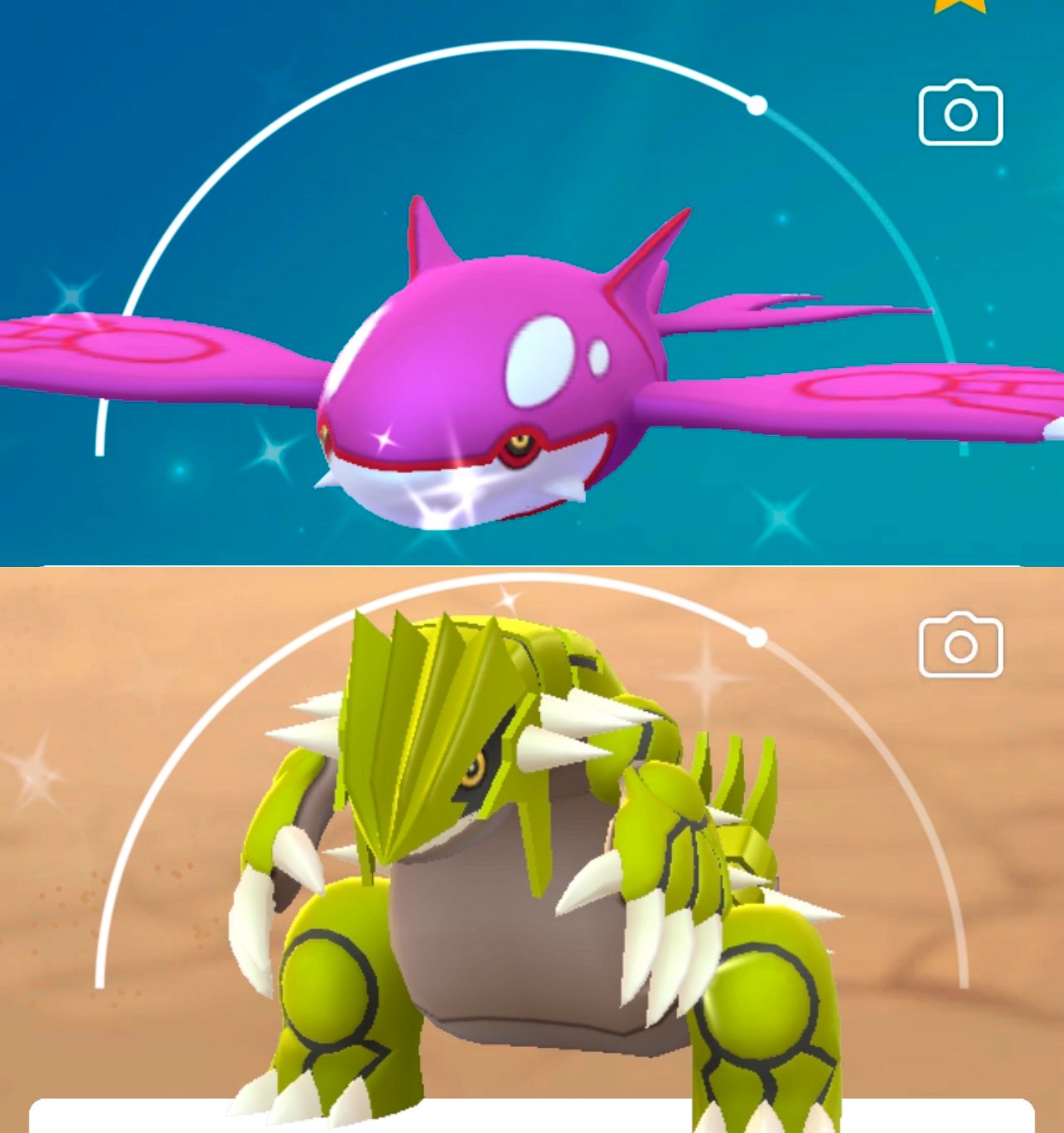 GROUNDON OU KYOGRE (UNIDADE)