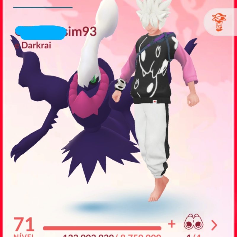 CONTA 71 - 80 RED - DARKRAI SHINY
